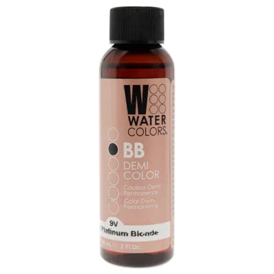 Tressa Watercolors Bb Demi-permanent Hair Color - 9v Light Platinum Blonde By  For Unisex - 2 oz Hair In Multi