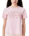 Tressé Tresse Cutout Tee In Multi