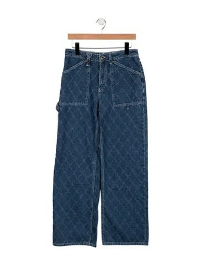 Pre-owned Tressé High-rise Wide Leg Jeans W/ Tags In Blue