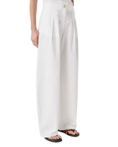 Tressé Tresse Popeline Pants In White