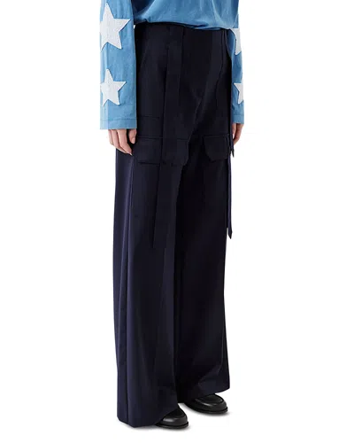 Tressé Tresse Poxton Tailored Trousers In Blue