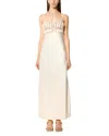 Tressé Tresse Royal Embellished Maxi Dress In Neutral