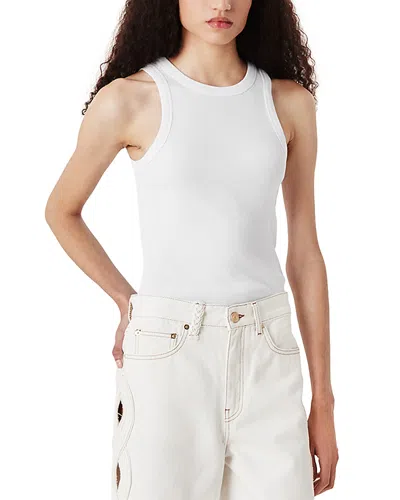 Tressé Tresse Side Cutout Bermuda Shorts In White
