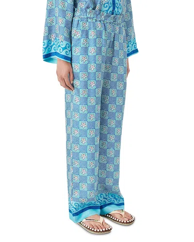 Tressé Tresse Silk Pants In Multi