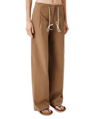Tressé Tresse Straight Pants In Brown