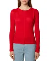 Tressé Tresse Talos Sheer Top In Red