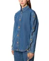 Tressé Tresse Veron Denim Jacket In Blue