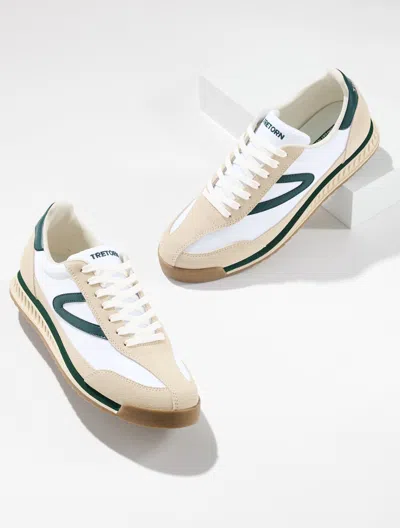 Tretorn Â® Rawlins 2.0 Sneakers - White/green - 11m Talbots In Neutral