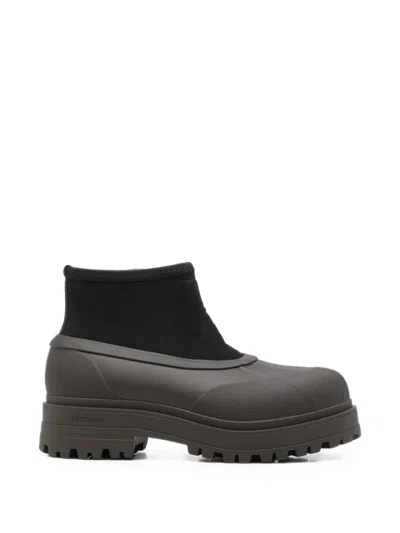 Tretorn Avan Hybrid Panelled Chunky-sole Ankle Boots In Black