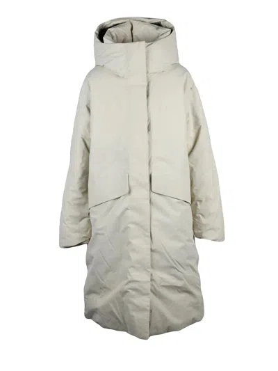 Tretorn Beige Polyester Insulated Thermore Arlo Parka In Grey