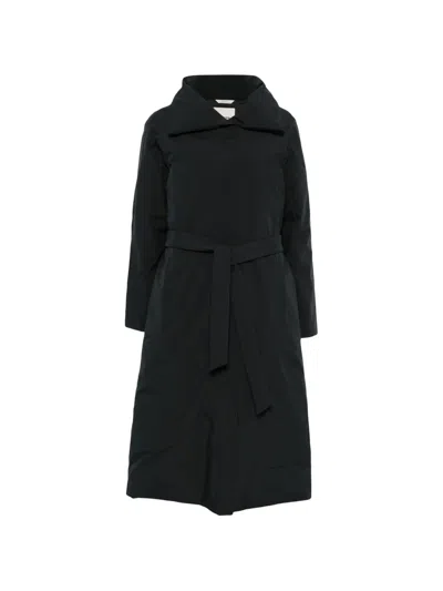 Tretorn Belted High-neck Coat In Blue