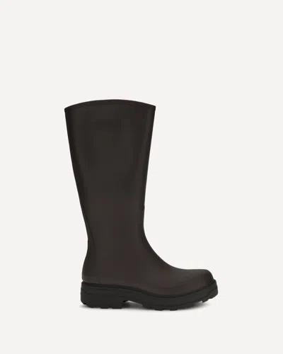 Tretorn Halla Rubber High Boots In Black