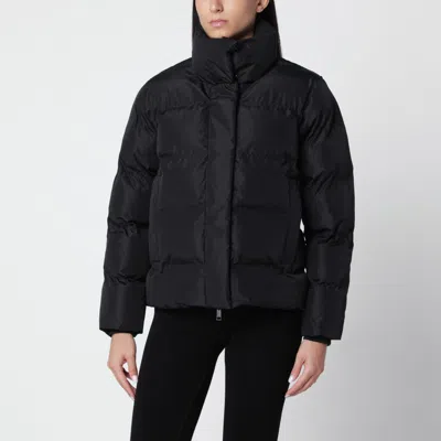 Tretorn Hill Black Down Jacket In Recycled Polyester