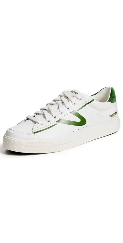 Tretorn Hopper Sneakers White Green