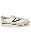 Tretorn Men's Rawlins 2.0 Low Top Sneakers In White Green