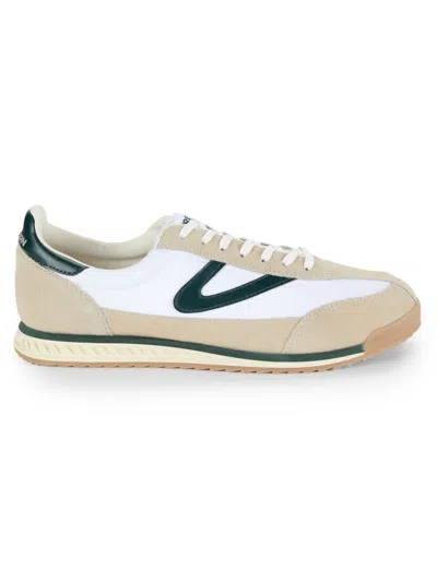 Tretorn Men's Rawlins 2.0 Low Top Sneakers In White Green