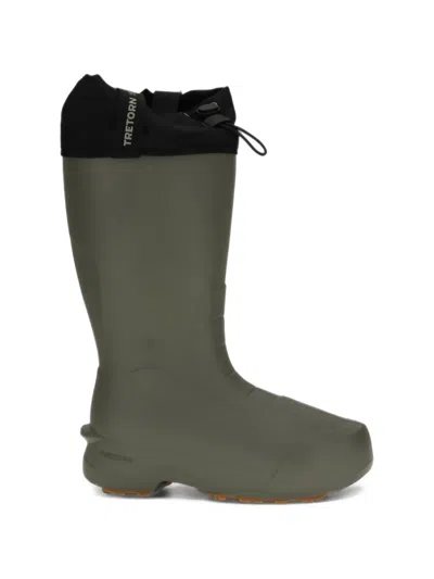 Tretorn Nalo Drawstring Rain Boots In Green
