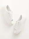 Tretorn Â® Nylite Icon Leather Sneakers - White - 10m Talbots In White