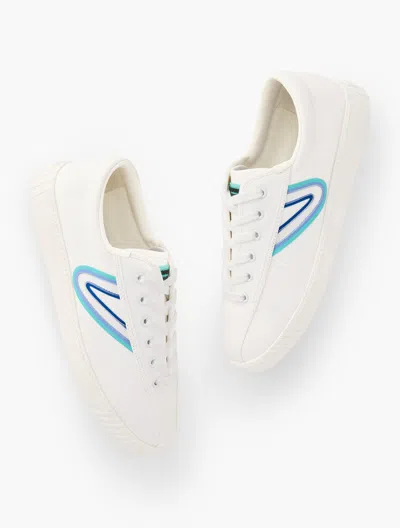 Tretorn Â® Nylite Sneakers - White/blue - 10m Talbots In White,blue