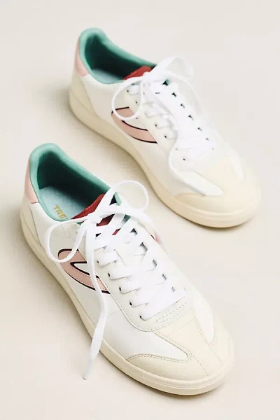 Tretorn Skylar Tri-color Sneakers In White