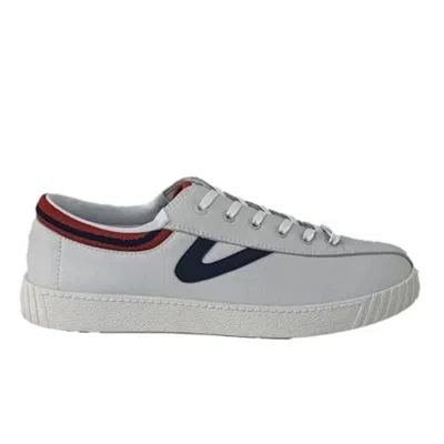 Tretorn Women's  Racket Sneaker White Navy Canvas Comfort Casual Shoes Gal555