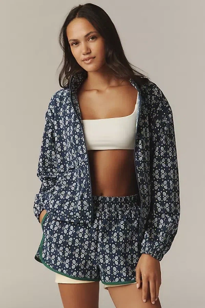 Tretorn X Anthropologie Printed Zip-up Hoodie