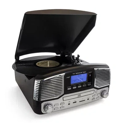 Trexonic Stereo System In Black