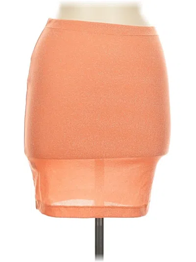 Pre-owned Triangl Casual Skirt In Orange