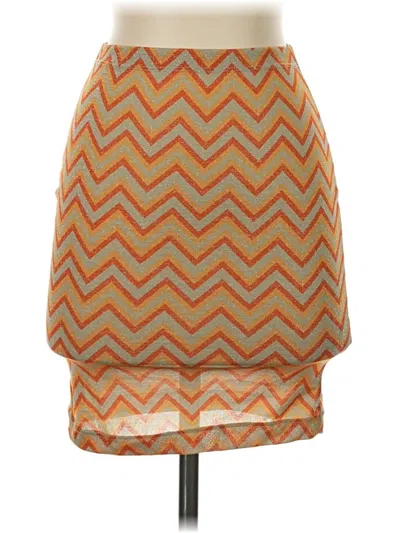 Pre-owned Triangl Casual Skirt In Orange