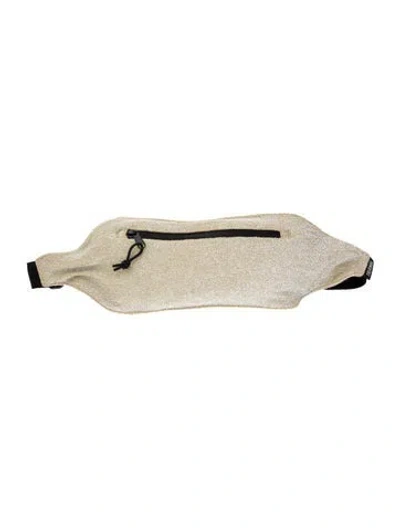 Pre-owned Triangl Glitter Belt Bag In Neutral