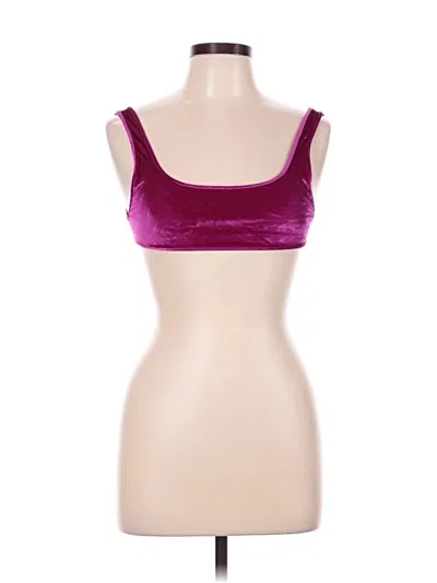 Pre-owned Triangl Sports Bra In Burgundy