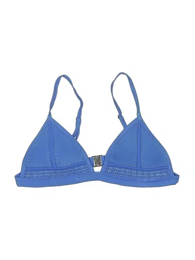 Pre-owned Triangl Swimsuit Top Blue Swimwear