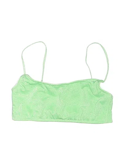 Pre-owned Triangl Swimsuit Top Green Swimwear