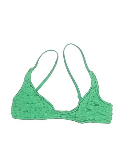 Pre-owned Triangl Swimsuit Top Green Swimwear