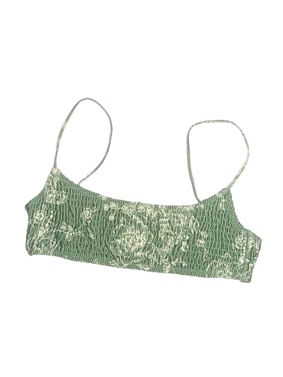 Pre-owned Triangl Swimsuit Top Green Swimwear