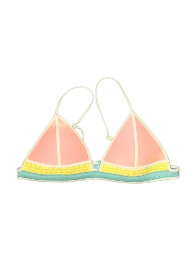 Pre-owned Triangl Swimsuit Top Pink Swimwear