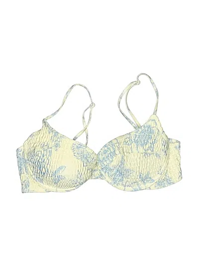 Pre-owned Triangl Swimsuit Top Yellow Swimwear