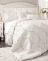 Triangle Home Avon 3pc Comforter Set In White