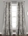 Triangle Home Belle Window Curtain Panel In Gray