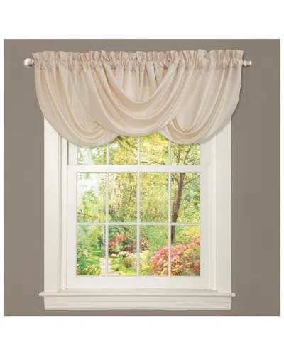 Triangle Home Lucia Valance Curtain In White