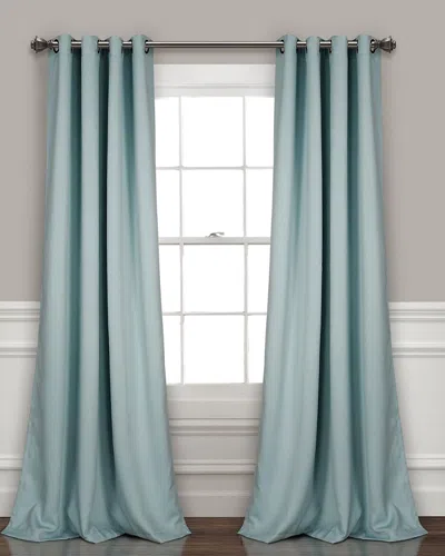 Triangle Home Lush Decor Insulated Grommet Blackout Curtain Panels