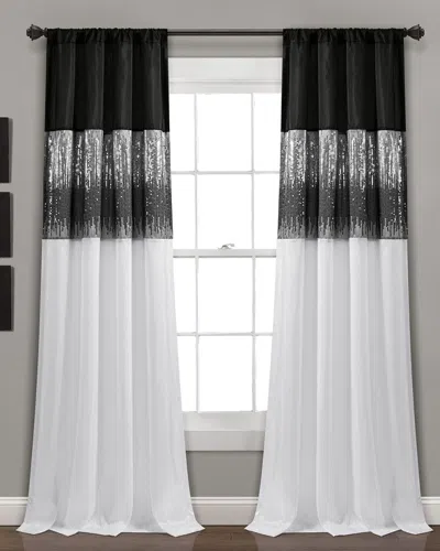 Triangle Home Night Sky Window Curtain Panel