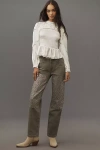 Triarchy Birkin Chap Mid-rise Jeans In Green