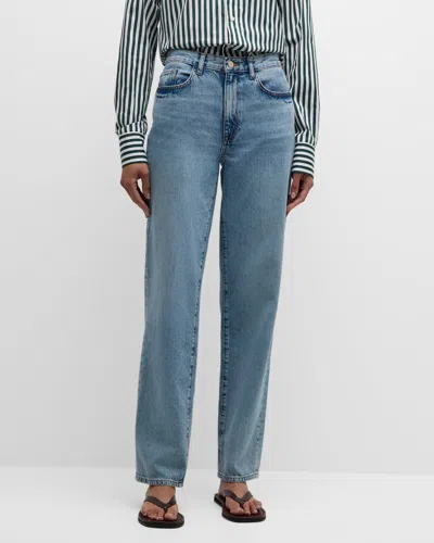 Triarchy Birkin Mid-rise Straight-leg Jeans In Prime Indigo