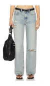 Triarchy Birkin Mid Rise Straight Leg In Blue
