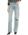 Triarchy Birkin Mid Rise Straight Leg In Blue