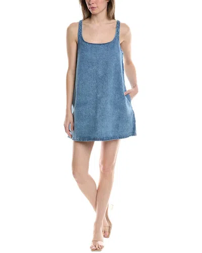 Triarchy Cellsius Shift Dress In Blue