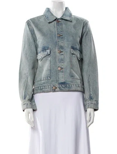 Pre-owned Triarchy Denim Jacket In Blue