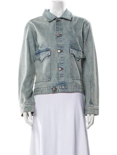 Pre-owned Triarchy Denim Jacket In Blue