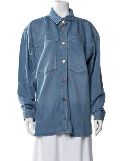 Pre-owned Triarchy Denim Jacket In Blue